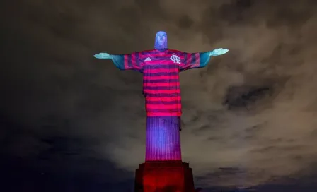 Cristo Redentor apoya al Flamengo en la Final de la Libertadores