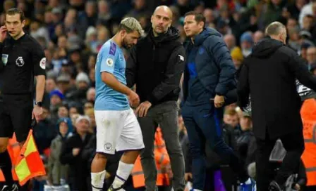 Sergio Agüero, baja del City para derbi contra el Manchester United