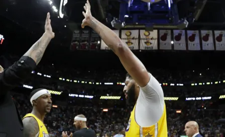 Lakers rompió invicto de local del Heat de Miami