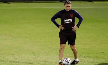 Ernesto Valverde y Sergio Busquets sufrieron susto al perderse en Yeda