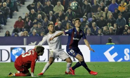 Hazard se lesionó en derrota del Real Madrid ante Levante