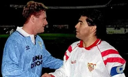 Gascoigne: 'Recuerdo pasar tres días bebiendo con Maradona previo a un Lazio vs Sevilla'