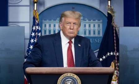 Video: Trump abandonó conferencia de prensa por tiroteo afuera de la Casa Blanca