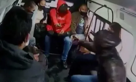 Video: Asaltantes dispararon a pasajero de transporte público en Naucalpan