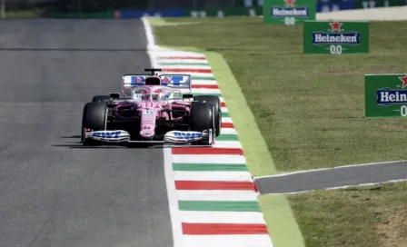 Video: Checo Pérez chocó con Raikkonen en la práctica 2 del GP de la Toscana