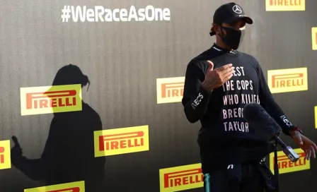 Lewis Hamilton tras podio de F1 en la Toscana: 'Arresten a los policías que mataron a Breonna Taylor'