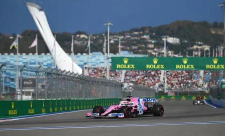 Checo Pérez se quedó cerca del podio en el Gran Premio de Rusia