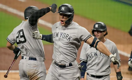 Yankees sigue con festival de home runs y venció a Rays en el Juego 1