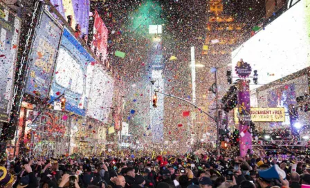 Nueva York: Se monta operativo en Times Square para evitar aglomeraciones