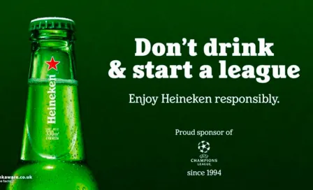 Heineken, patrocinador de la Champions League, se burló de la Superliga