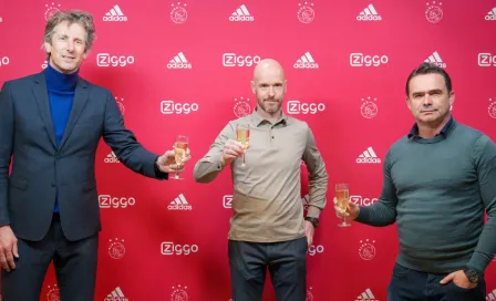 Ajax: Erik ten Hag extendió su vínculo con el club hasta 2023 