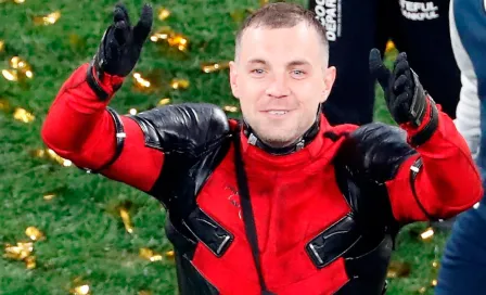 Jugador del Zenit se disfrazó de Deadpool para celebrar el título de liga