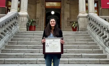 María del Rosario Espinoza: Presumió su título universitario en Administración