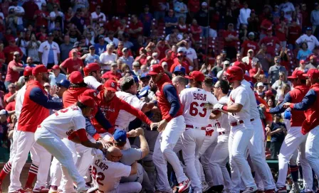 MLB: Cardinals y Mets protagonizaron altercado en el Busch Stadium