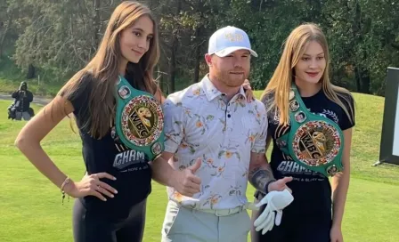 Canelo Álvarez viajó a CDMX para inaugurar torneo; 'No Golf, No Life'