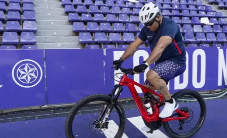 Ronaldo cumplió promesa en bicicleta tras ascenso del Valladolid