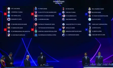 Champions League: Así quedaron los grupos para la temporada 2022-23