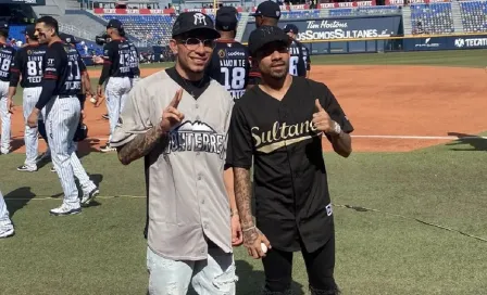 Serie del Rey: Javier Aquino y Joao Rojas fueron invitados de Sultanes de Monterrey