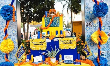 Rams: Se unieron a la celebración del Día de Muertos con un altar