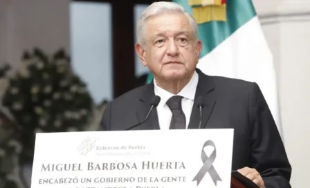 Miguel Barbosa: Hubo tres homenajes de cuerpo presente; AMLO asistió a uno de ellos