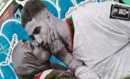 Qatar 2022: Inmortalizan a Achraf Hakimi y su madre con mural en Marruecos