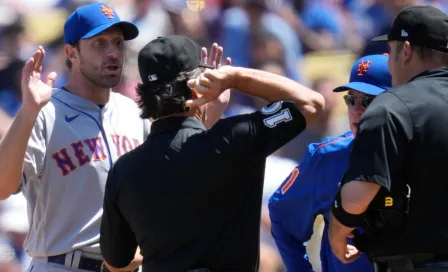 Max Scherzer fue expulsado del juego ante Dodgers por sustancias ilícitas en su mano y guante