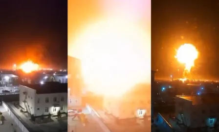 Explosión de planta de gas provocó bola de fuego que iluminó el cielo de Uzbekistán