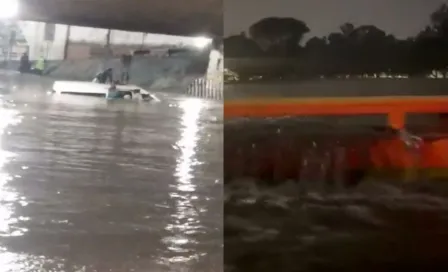 Video: Fuertes lluvias causan inundaciones en Naucalpan y Ecatepec