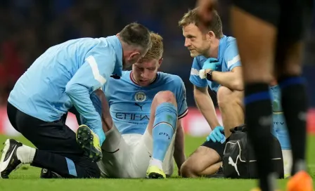 Manchester City vs Inter: Kevin De Bruyne sale lesionado de la Final de la Champions