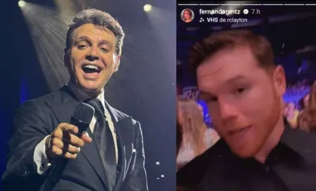 Canelo Álvarez presente en el concierto privado de Luis Miguel