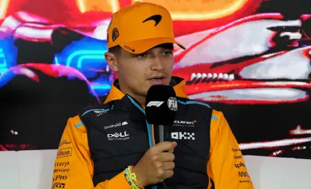 Lando Norris abandonó el GP de Las Vegas tras un choque fuerte con la barrera