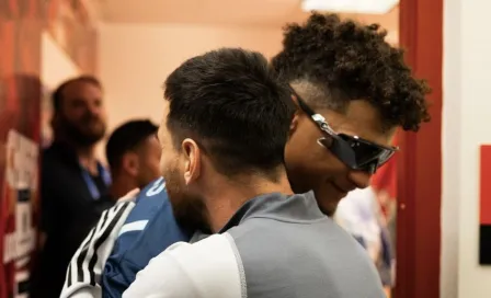 Patrick Mahomes saludó a Lionel Messi en Arrowhead: "Genial verte, hombre"