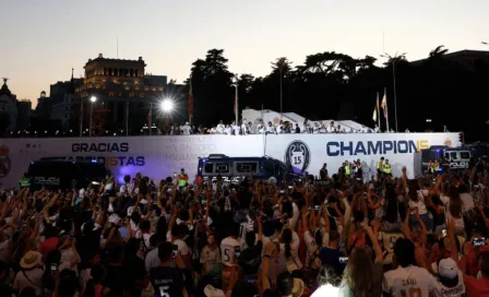 Real Madrid festejó una nueva Champions League en las calles de la capital española