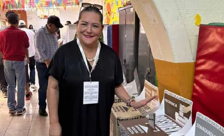 Ciudadanos reclaman a Guadalupe Taddei, presidenta del INE, por saltarse la fila al votar