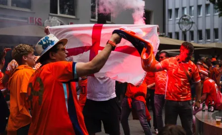 Aficionados de Países Bajos hacen destrozos en Alemania previo al duelo vs Inglaterra