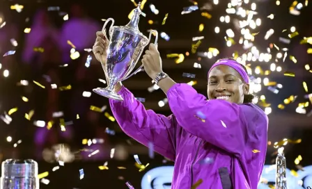 Coco Gauff gana las Finales WTA con remontada a Zheng Qinwen