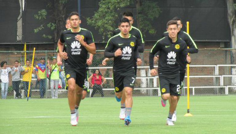 Entrenamiento de América en Coapa