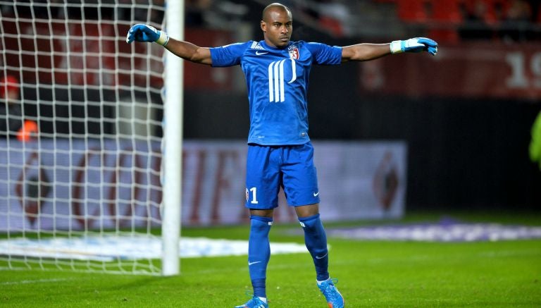 Enyeama en un partido con el Lille