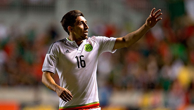 Herrera, durante el partido contra Trinidad y Tobago