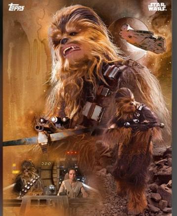 Uno de los personajes más queridos, Chewbacca, aparece en los nuevos pósters