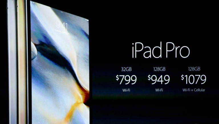 iPad Pro tiene tres presentaciones y la más económica es de 799 dls