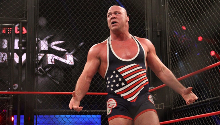 Kurt Angle, en una pelea