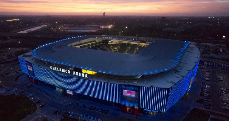 El Ghelcamo Arena, casa del KAA Gent