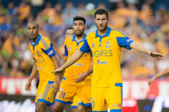 Gignac en un partido de Tigres