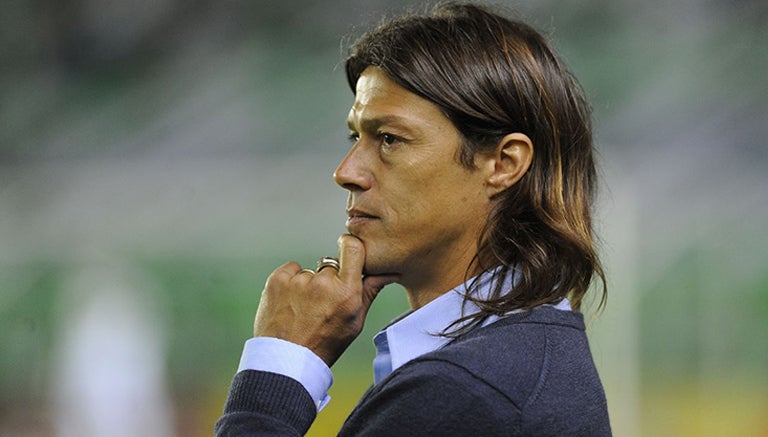 Almeyda, en un partido como técnico