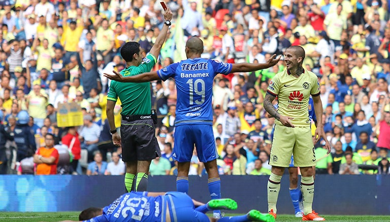 Benedetto en el partido contra Tigres