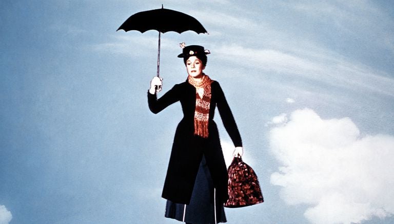 Una escena de la película Mary Poppins