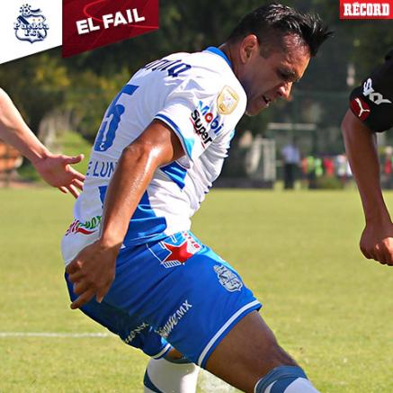 Mario de Luna durante partido de Liga