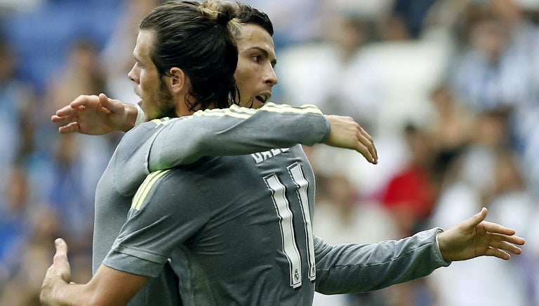 Cristiano y Bale, en partido del Madrid