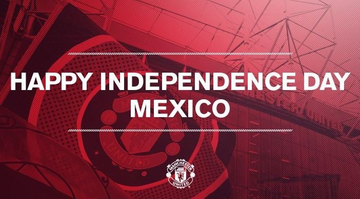 Imagen especial del Manchester United por las fiestas patrias